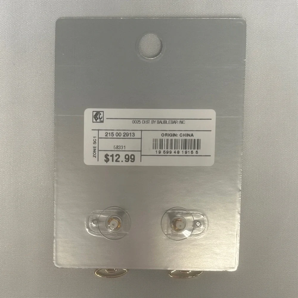 Sugarfix by BaubleBar Cosmopolitan Cocktail Earrings NWT - Picture 3 of 3